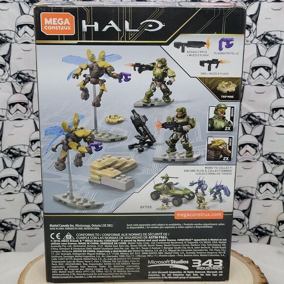 Mega Construx Pro Builders Halo UNSC Marine Defense Collectible Building Kit New - Picture 2 of 6
